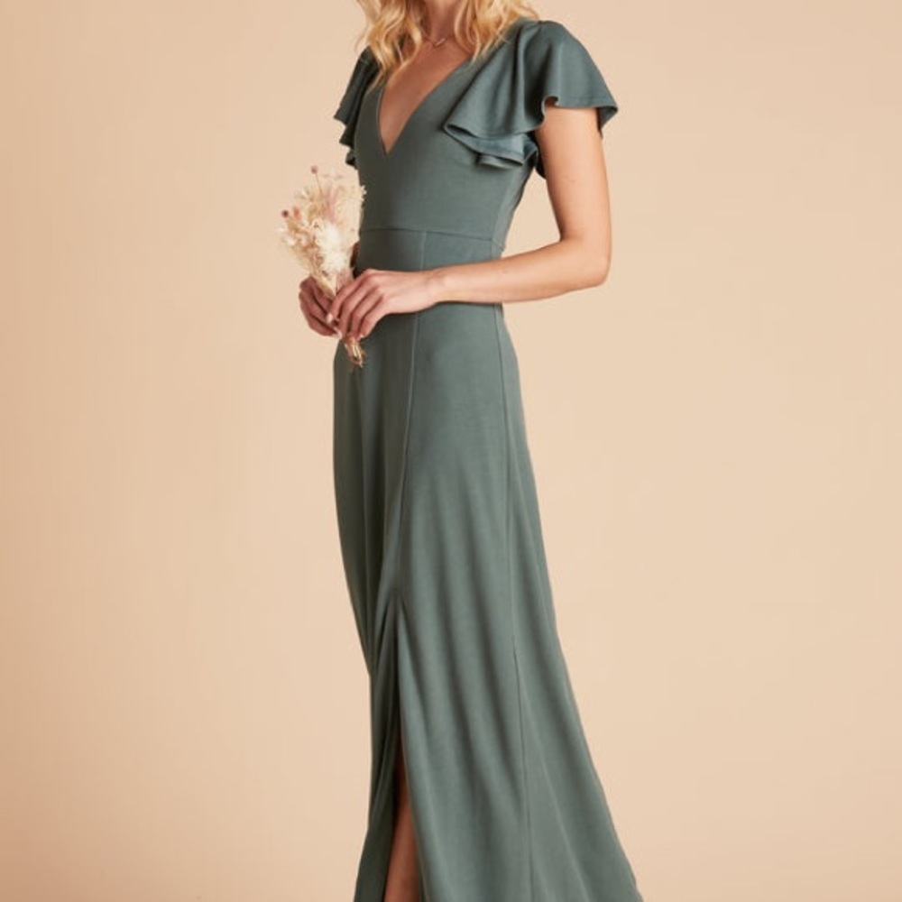 Birdy Grey Hannah Dress Crepe Sea Glass Size Large NWT